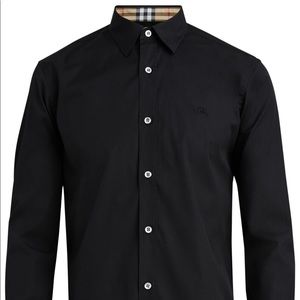 *SOLD* Burberry “William” Stretch Poplin Shirt